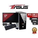 Ficha técnica e caractérísticas do produto Computador ASUS I3 4ger 4gb 1Tb DVD Mon 17 Kit