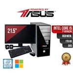 Ficha técnica e caractérísticas do produto Computador ASUS I5 7Ger 8gb 1Tb DVD Mon21 Win Kit