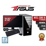 Ficha técnica e caractérísticas do produto Computador ASUS I5 7Ger 8gb 2Tb DVD Mon21 Kit