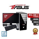 Ficha técnica e caractérísticas do produto Computador ASUS I7 7Ger 4gb 500Gb DVD Mon17 Kit