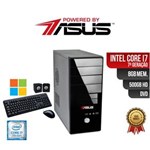 Ficha técnica e caractérísticas do produto Computador ASUS I7 7Ger 8gb 500gb DVD Win Kit
