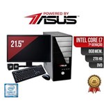 Ficha técnica e caractérísticas do produto Computador ASUS I7 7Ger 8gb 2Tb DVD Mon21 Kit