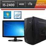 Ficha técnica e caractérísticas do produto Computador BR-pc com Monitor Led 15,6 Intel Core I5-2400 4GB HD 1TB Windows 7 Pro