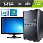 Ficha técnica e caractérísticas do produto Computador BR-pc com Monitor Led 15,6 Intel Core I5-2400 4GB HD 500GB Windows 7 Pro