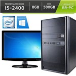 Ficha técnica e caractérísticas do produto Computador BR-pc com Monitor Led 15,6 Intel Core I5-2400 8GB HD 500GB Windows 10 Pro