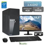 Ficha técnica e caractérísticas do produto Computador com Monitor 18.5 Intel Dual Core 2.41ghz 4gb Hd 500gb 3green Triumph Business Desktop