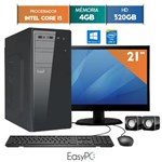 Ficha técnica e caractérísticas do produto Computador com Monitor Led 21 Easypc Intel Core I3 4Gb Hd 320Gb Windows 10