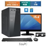Ficha técnica e caractérísticas do produto Computador com Monitor Led 15.6 Easypc Intel Core I3 4Gb Hd 1Tb Windows 10