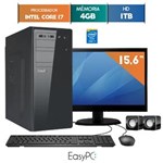 Ficha técnica e caractérísticas do produto Computador com Monitor Led 15.6 Easypc Intel Core I7 4Gb Hd 1Tb