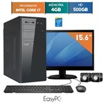 Ficha técnica e caractérísticas do produto Computador com Monitor Led 15.6 Easypc Intel Core I7 4Gb Hd 500Gb
