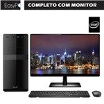 Ficha técnica e caractérísticas do produto Computador Completo com Monitor LED 19" EasyPC Intel Dual Core 2.41 4GB HD 1TB HDMI