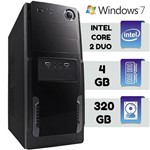 Ficha técnica e caractérísticas do produto Computador Core 2 Duo 1,8 Ghz Mem 4gb HD 320gb Windows 7