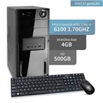 Ficha técnica e caractérísticas do produto Computador Core I3 6100 6 Geração 4gb Ddr4 Hd 500gb 3green Evolution Fun Desktop