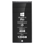 Ficha técnica e caractérísticas do produto Computador CorpC Business Intel Core I3 3.1Ghz 4GB SSD 120GB HDMI FullHD Windows 10 Pro Pacote Office