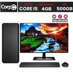 Ficha técnica e caractérísticas do produto Computador CorpC com Monitor LED 19.5 Intel Core I5 3.2GHZ 4GB HD 500GB HDMI e Áudio HD
