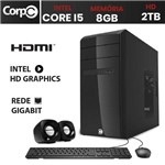 Computador Corpc Intel Core I5 8gb Ddr3, HD 2tb