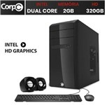 Ficha técnica e caractérísticas do produto Computador CorPC Intel Dual Core 2.41 2GB HD 320GB
