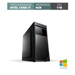 Ficha técnica e caractérísticas do produto Computador Corporate I7 8gb 1Tb Windows