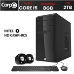 Computador Desktop CorpC Intel Core I5 8GB HD 2TB HDMI Full HD