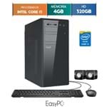 Ficha técnica e caractérísticas do produto Computador Desktop Easypc Intel Core I3 4gb Hd 320gb