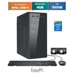 Ficha técnica e caractérísticas do produto Computador Desktop Easypc Intel Core I3 4gb Hd 500gb