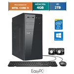 Ficha técnica e caractérísticas do produto Computador Desktop Easypc Intel Core I3 4Gb Hd 2Tb Windows 10
