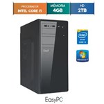 Ficha técnica e caractérísticas do produto Computador Desktop Easypc Intel Core I3 4Gb Hd 2Tb Windows