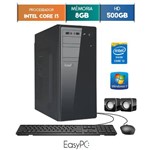 Ficha técnica e caractérísticas do produto Computador Desktop Easypc Intel Core I3 8gb Hd 500gb Windows