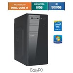 Ficha técnica e caractérísticas do produto Computador Desktop Easypc Intel Core I3 8Gb Hd 500Gb Windows