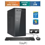Ficha técnica e caractérísticas do produto Computador Desktop Easypc Intel Core I5 4Gb Hd 2Tb Windows