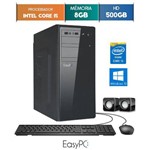 Computador Desktop Easypc Intel Core I5 8gb Hd 500gb Windows 10