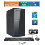 Ficha técnica e caractérísticas do produto Computador Desktop Easypc Intel Core I7 4Gb Hd 1Tb Windows