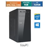 Ficha técnica e caractérísticas do produto Computador Desktop Easypc Intel Dual Core 2.41 4Gb Hd 320Gb Windows 10
