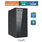 Ficha técnica e caractérísticas do produto Computador Desktop Easypc Intel Dual Core 2.41 4Gb Hd 320Gb Windows 7