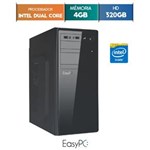 Ficha técnica e caractérísticas do produto Computador Desktop Easypc Intel Dual Core 2.41 4Gb Hd 320Gb
