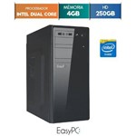 Ficha técnica e caractérísticas do produto Computador Desktop Easypc Intel Dual Core 2.41 4gb Hd 250gb