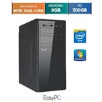Ficha técnica e caractérísticas do produto Computador Desktop Easypc Intel Dual Core 2.41 8Gb Hd 500Gb Windows