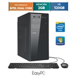 Ficha técnica e caractérísticas do produto Computador Desktop Easypc Intel Dual Core 2.41 2Gb Hd 320Gb Windows
