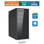 Ficha técnica e caractérísticas do produto Computador Desktop Easypc Intel Dual Core 2.41 2Gb Hd 250Gb Windows 10