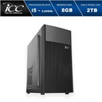 Ficha técnica e caractérísticas do produto Computador Desktop Icc Intel Core I5 8gb HD 2tb