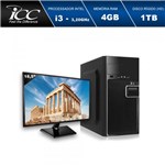 Ficha técnica e caractérísticas do produto Computador Desktop ICC IV2342SM18 Intel Core I3 3.20 Ghz 4gb HD 1TB HDMI FULL HD Monitor LED 18,5"