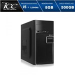 Ficha técnica e caractérísticas do produto Computador Desktop Icc IV2581S Intel Core I5 3,20ghz 8gb HD 500gb
