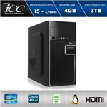 Ficha técnica e caractérísticas do produto Computador Desktop Icc Vision Iv2544s Intel Core I5 3,2ghz 4gb HD 3tb Hdmi Full HD