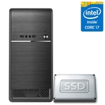 Ficha técnica e caractérísticas do produto Computador Desktop Intel Core i7 16GB SSD 120GB CorPC Fast