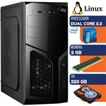 Ficha técnica e caractérísticas do produto Computador Desktop Intel Dual Core 2.2ghz 2gb HD 320gb Linux