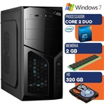 Ficha técnica e caractérísticas do produto Computador Desktop Pc Ultra Intel Core 2 Duo 2gb HD 320gb Windows 7