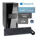 Ficha técnica e caractérísticas do produto Computador Dual Core 4gb Hd 320gb Windows 10 Dvd 3green Triumph Business Desktop