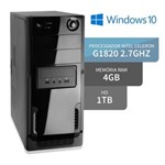 Ficha técnica e caractérísticas do produto Computador Dual Core G1820 4Gb Hd 1Tb Windows 10 3Green Triumph Business Desktop