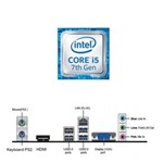 Computador Home&Office Intel Core I5 7ª Geração 7400 4GB 1TB e Programas de Escritório Inclusos Saída HDMI e Áudio 7.1 C...
