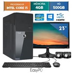 Ficha técnica e caractérísticas do produto Computador EasyPC Intel Core I3 4GB 500GB Windows 10 Monitor 23 LG 23MP55 HQ